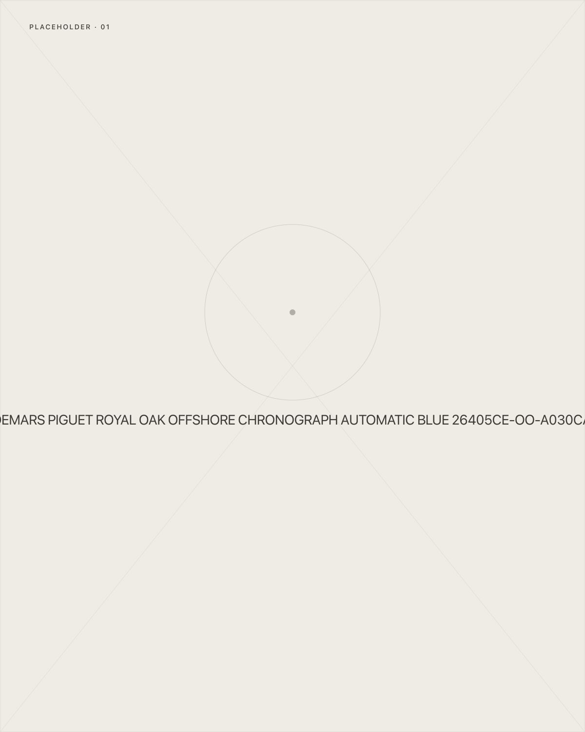 Audemars Piguet Royal Oak Offshore Chronograph Automatic Blue 26405CE-OO-A030CA-01