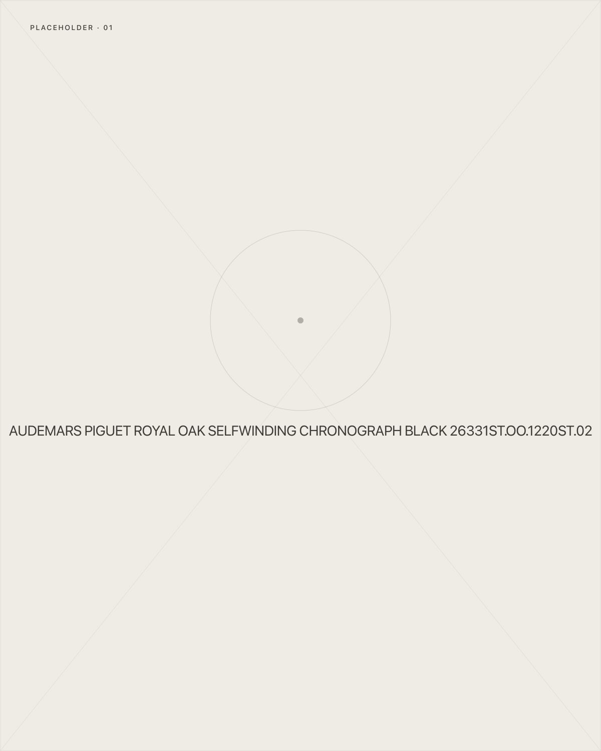 Audemars Piguet Royal Oak Selfwinding Chronograph Black 26331ST.OO.1220ST.02