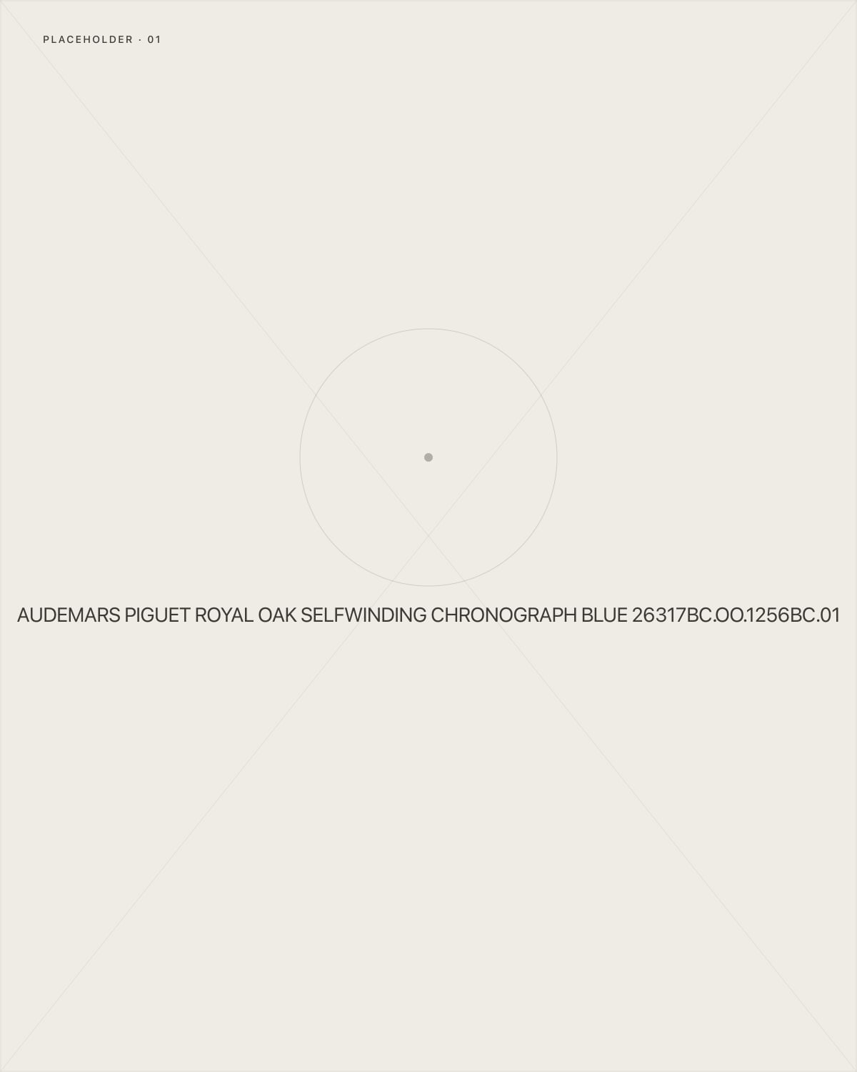 Audemars Piguet Royal Oak Selfwinding Chronograph Blue 26317BC.OO.1256BC.01