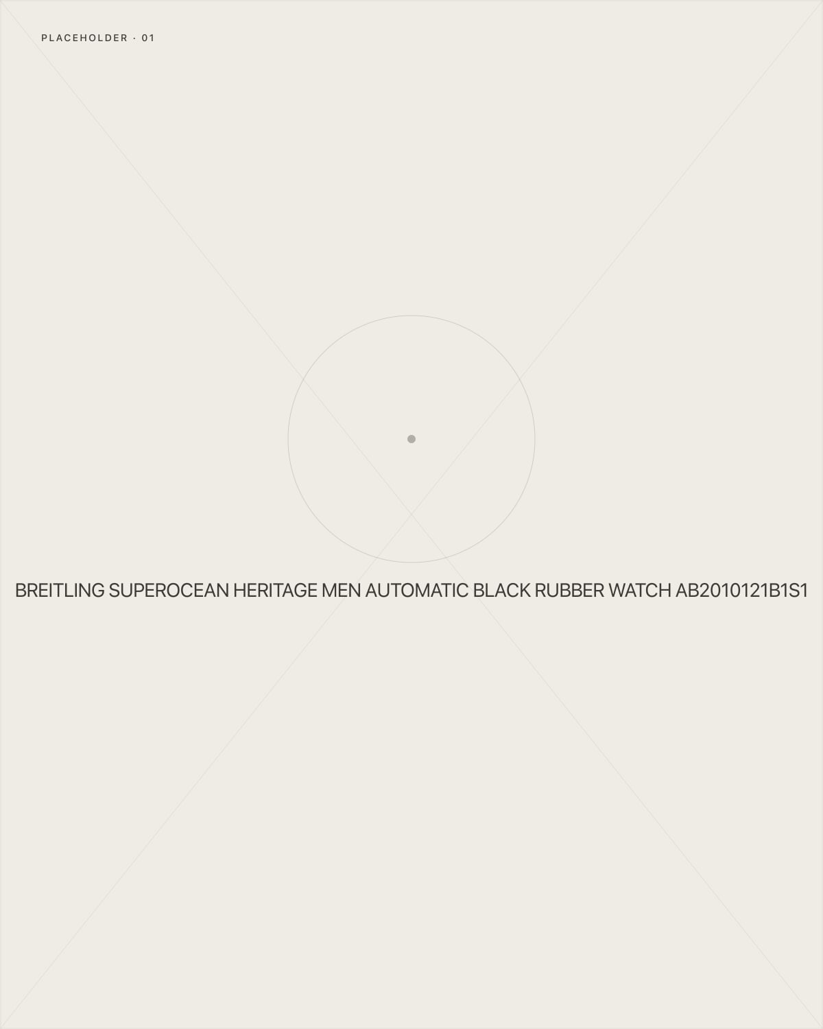 Breitling Superocean Heritage Men Automatic Black Rubber Watch AB2010121B1S1
