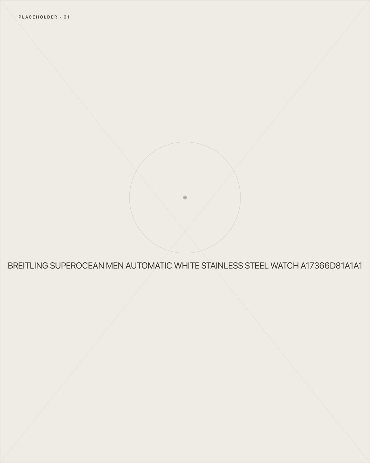 Breitling Superocean Men Automatic White Stainless Steel Watch A17366D81A1A1