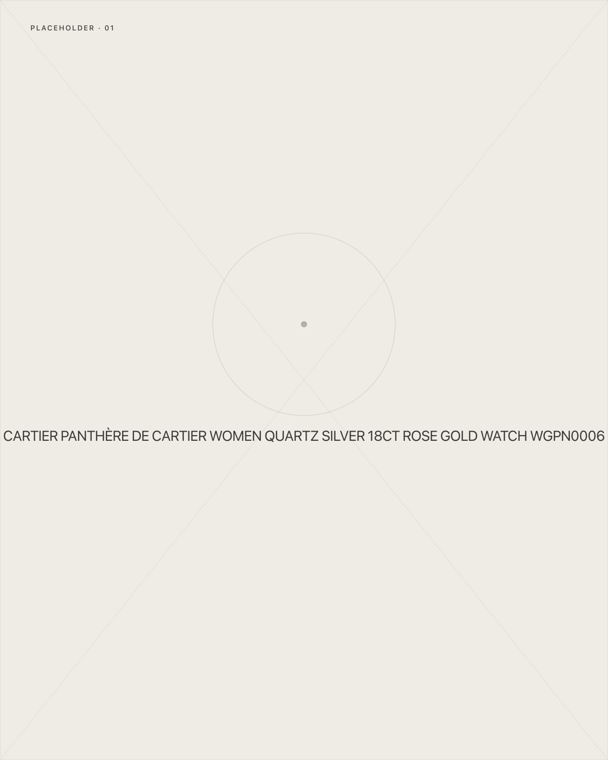 Cartier Panthère de Cartier Women Quartz Silver 18ct Rose Gold Watch WGPN0006