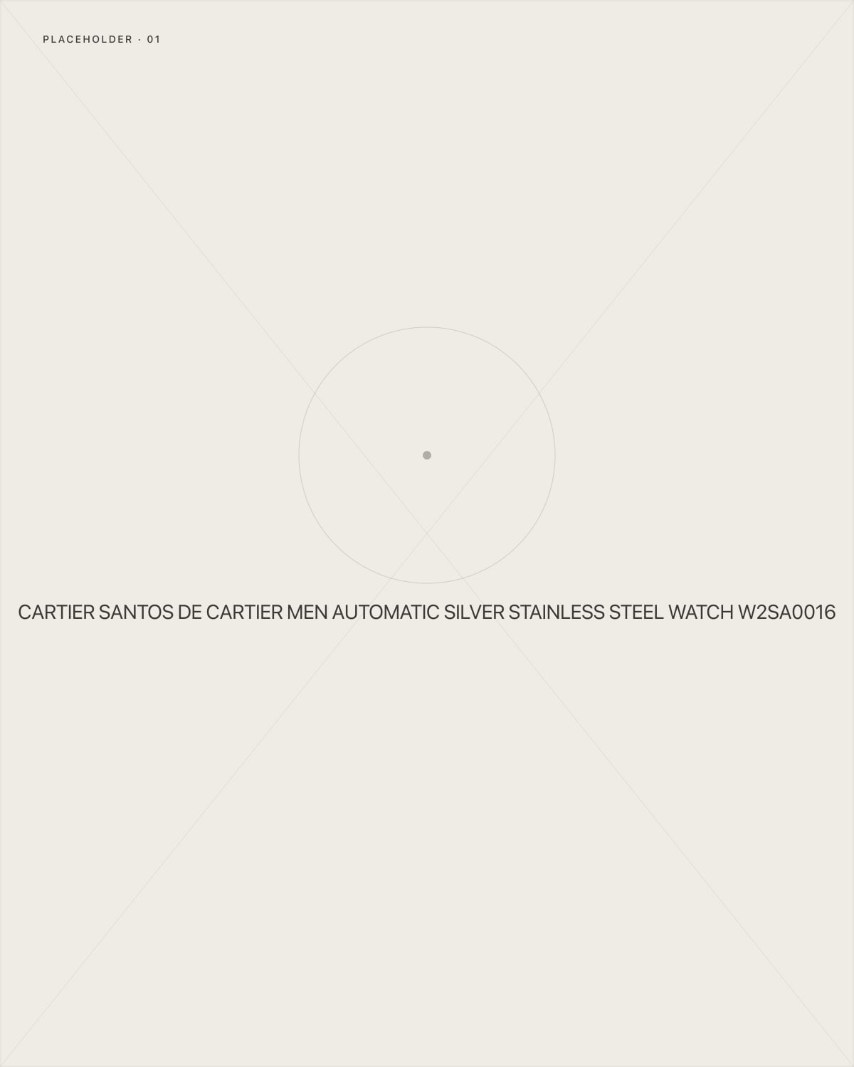 Cartier Santos de Cartier Men Automatic Silver Stainless Steel Watch W2SA0016