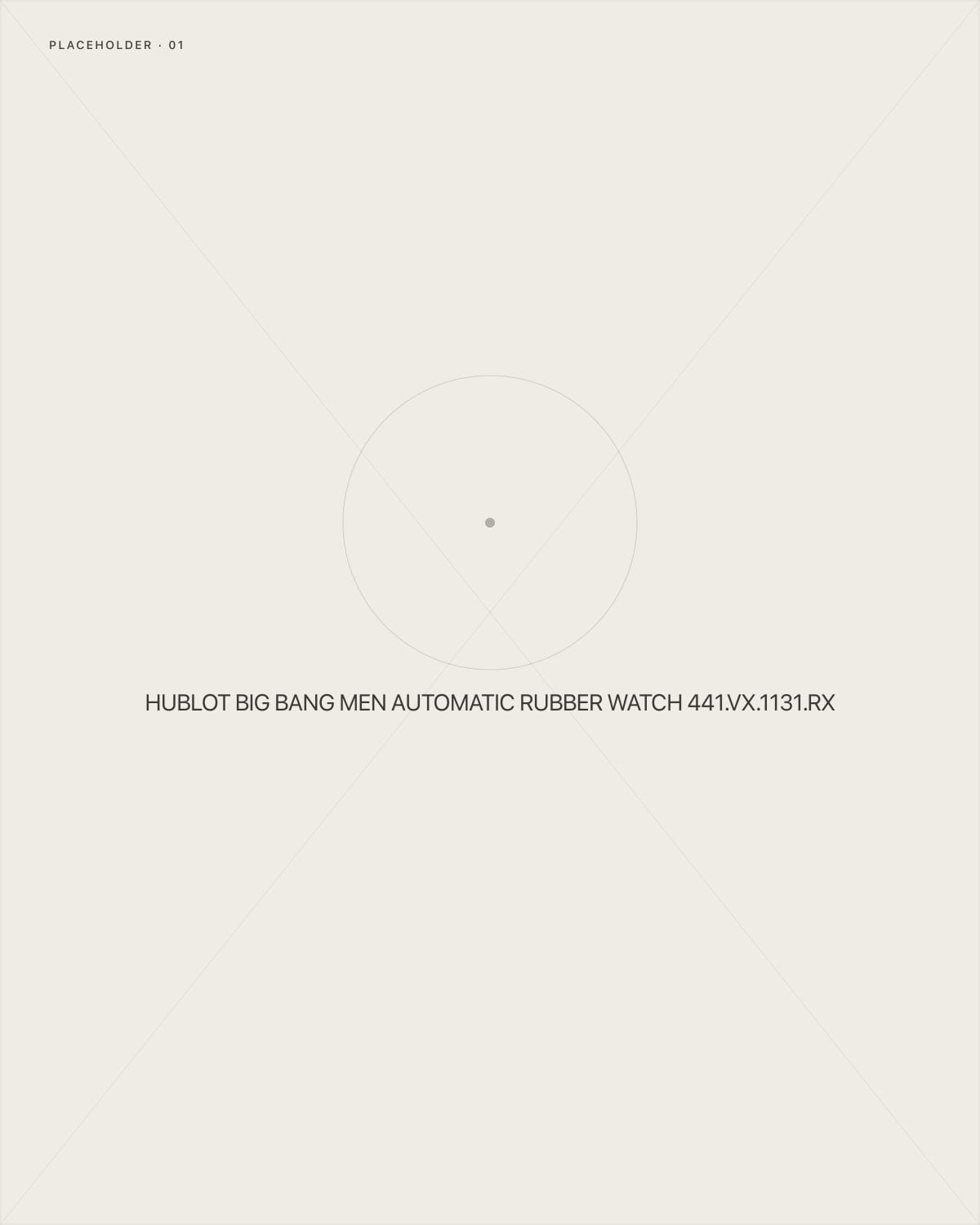 Hublot Big Bang Men Automatic Rubber Watch 441.VX.1131.RX