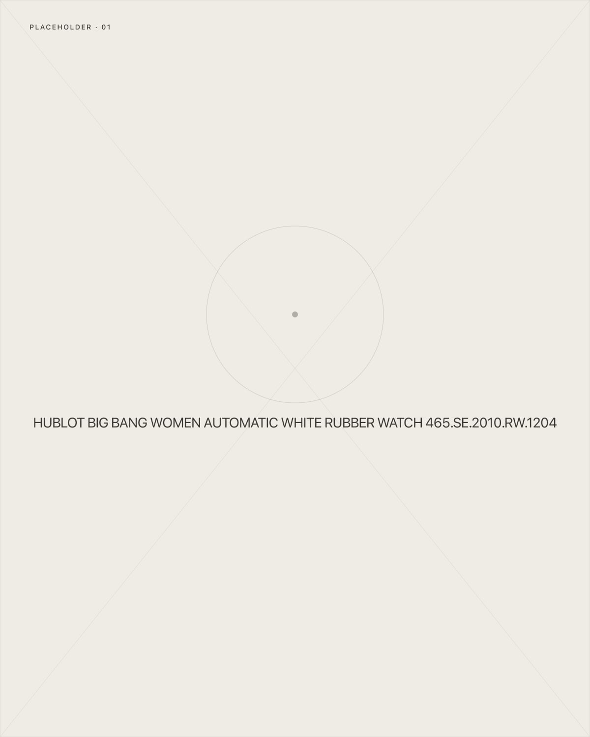 Hublot Big Bang Women Automatic White Rubber Watch 465.SE.2010.RW.1204
