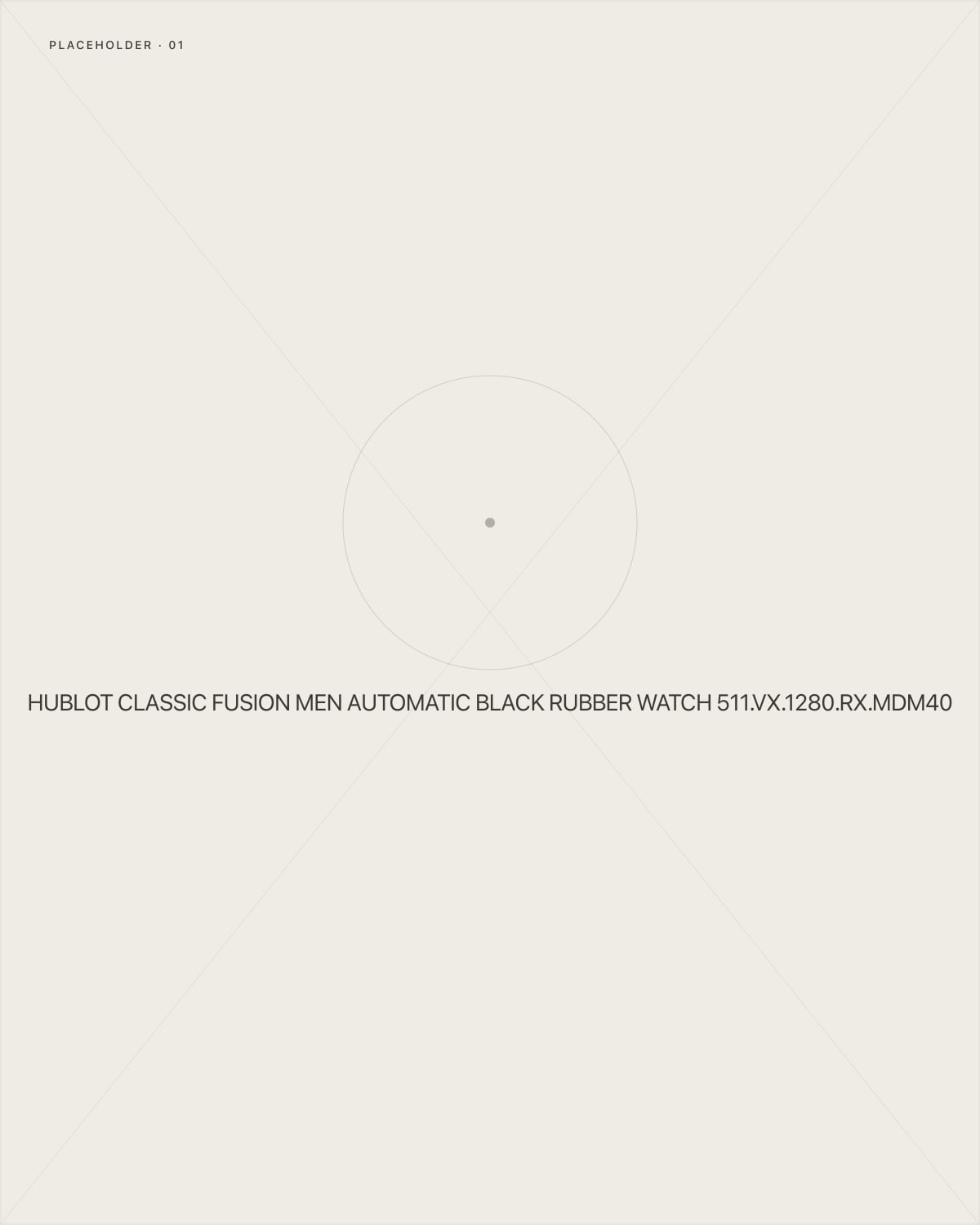 Hublot Classic Fusion Men Automatic Black Rubber Watch 511.VX.1280.RX.MDM40