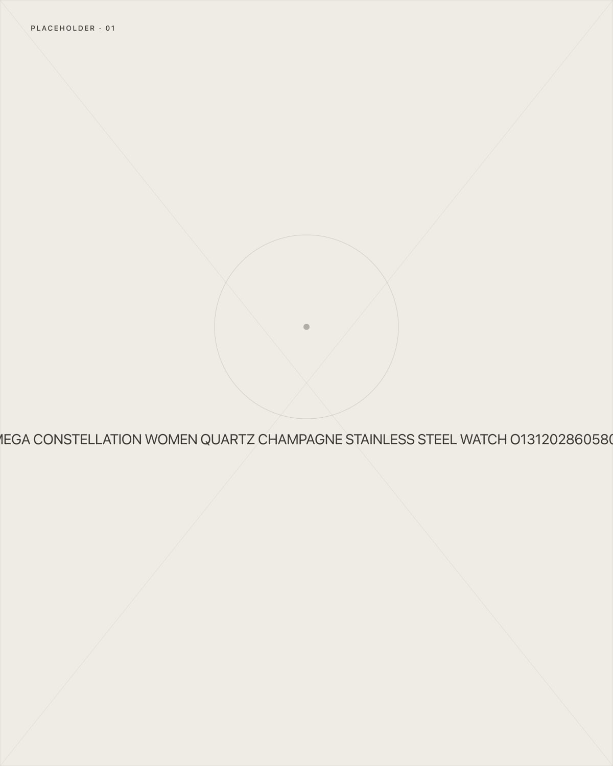 Omega Constellation Women Quartz Champagne Stainless Steel Watch O13120286058001