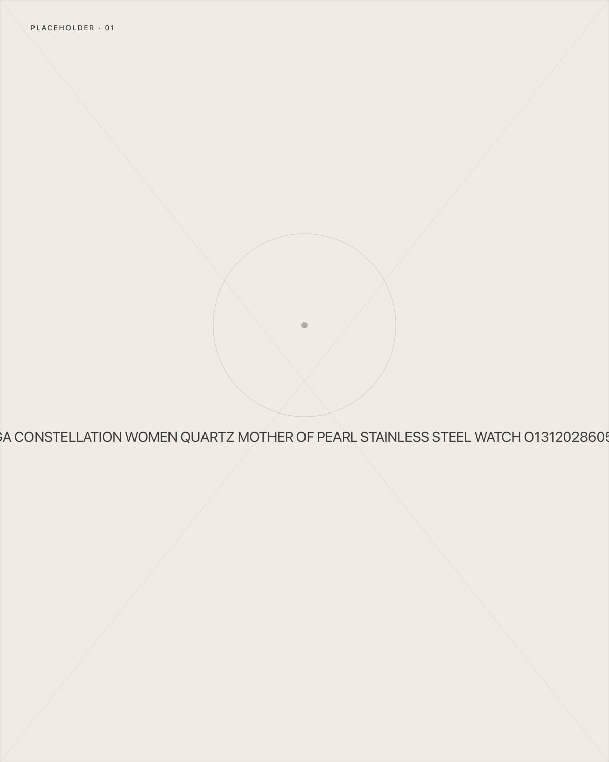 Omega Constellation Women Quartz Mother of Pearl Stainless Steel Watch O13120286055002