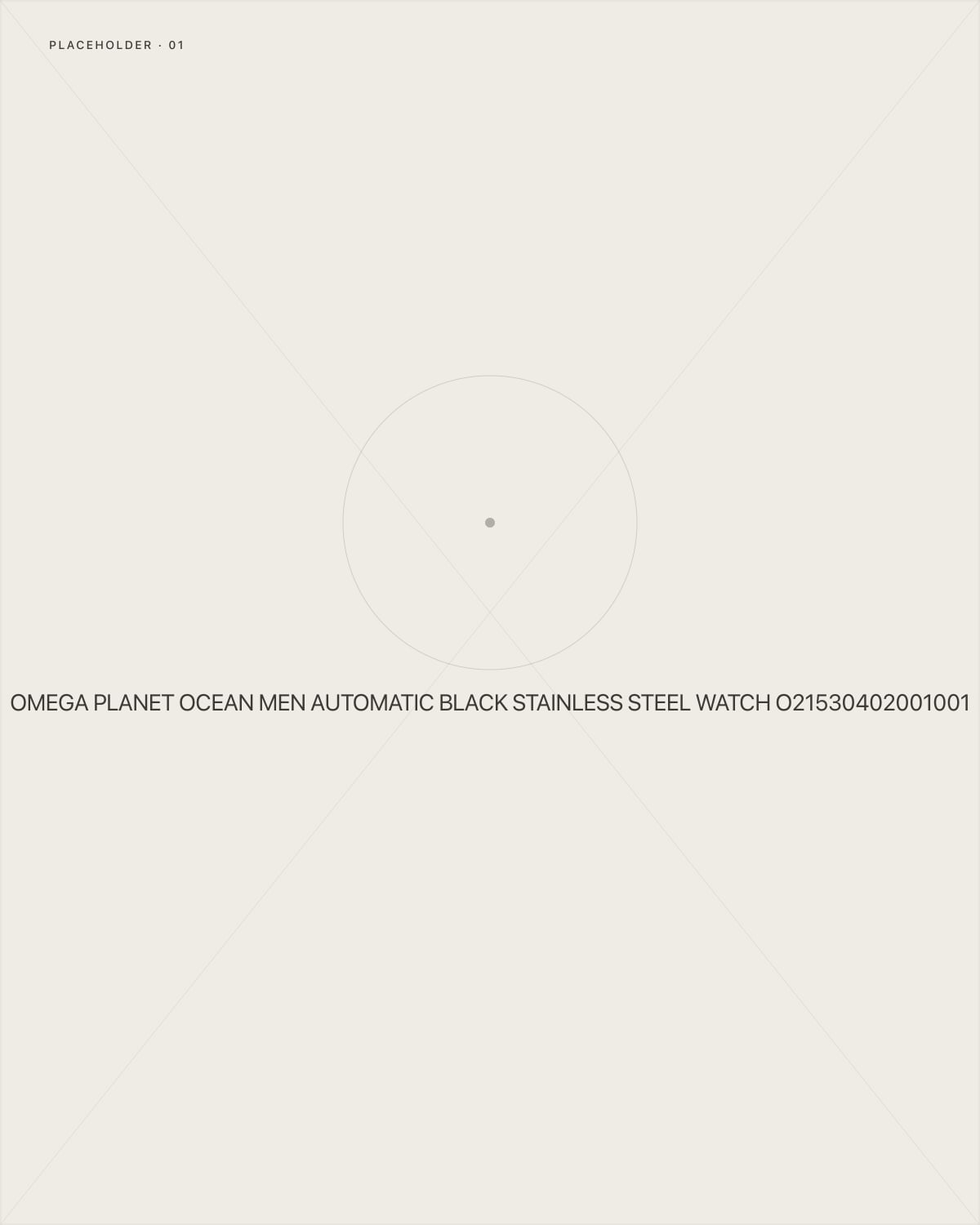 Omega Planet Ocean Men Automatic Black Stainless Steel Watch O21530402001001