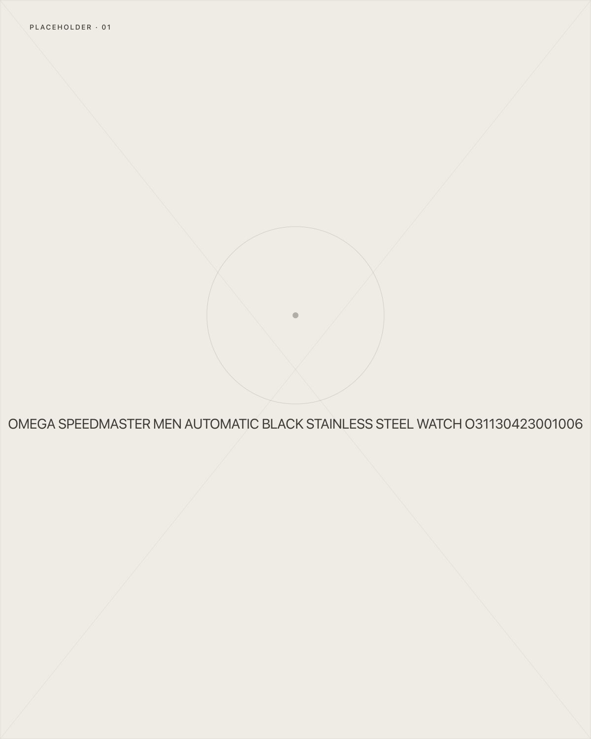 Omega Speedmaster Men Automatic Black Stainless Steel Watch O31130423001006