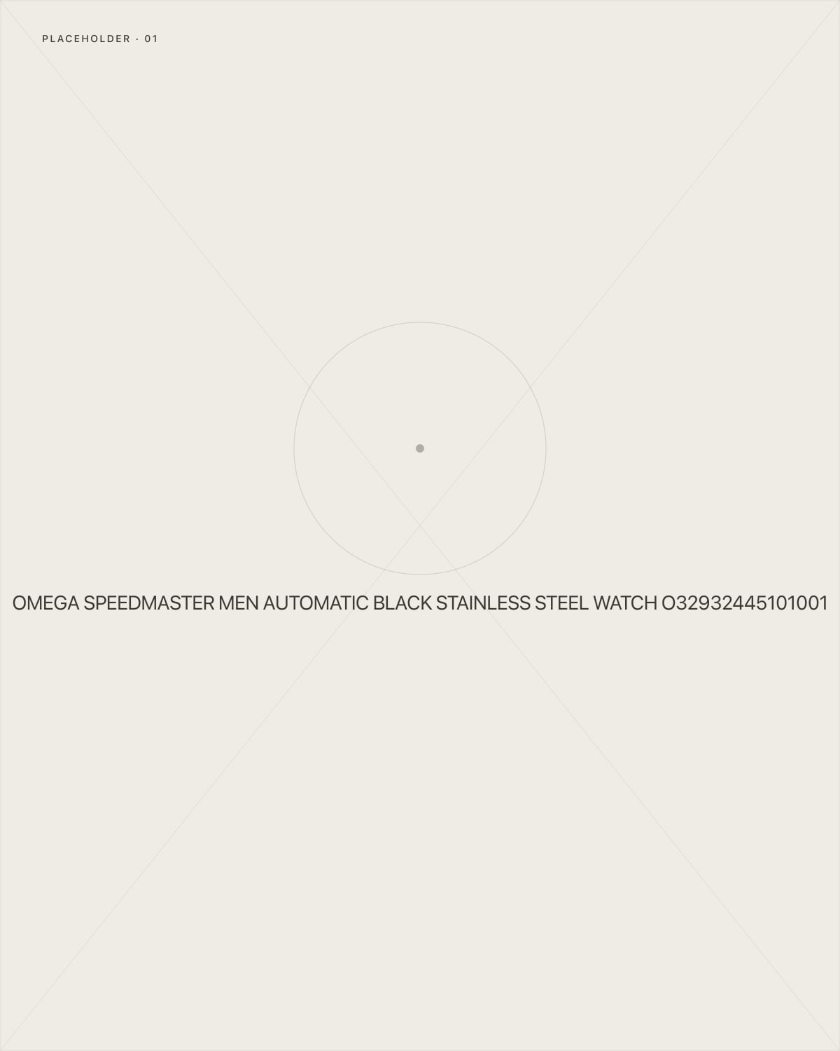 Omega Speedmaster Men Automatic Black Stainless Steel Watch O32932445101001
