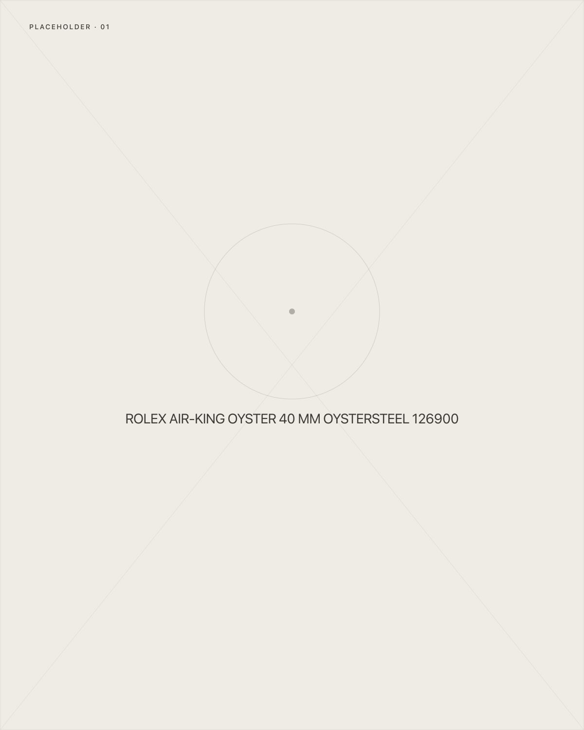 Rolex Air-King Oyster 40 mm Oystersteel 126900