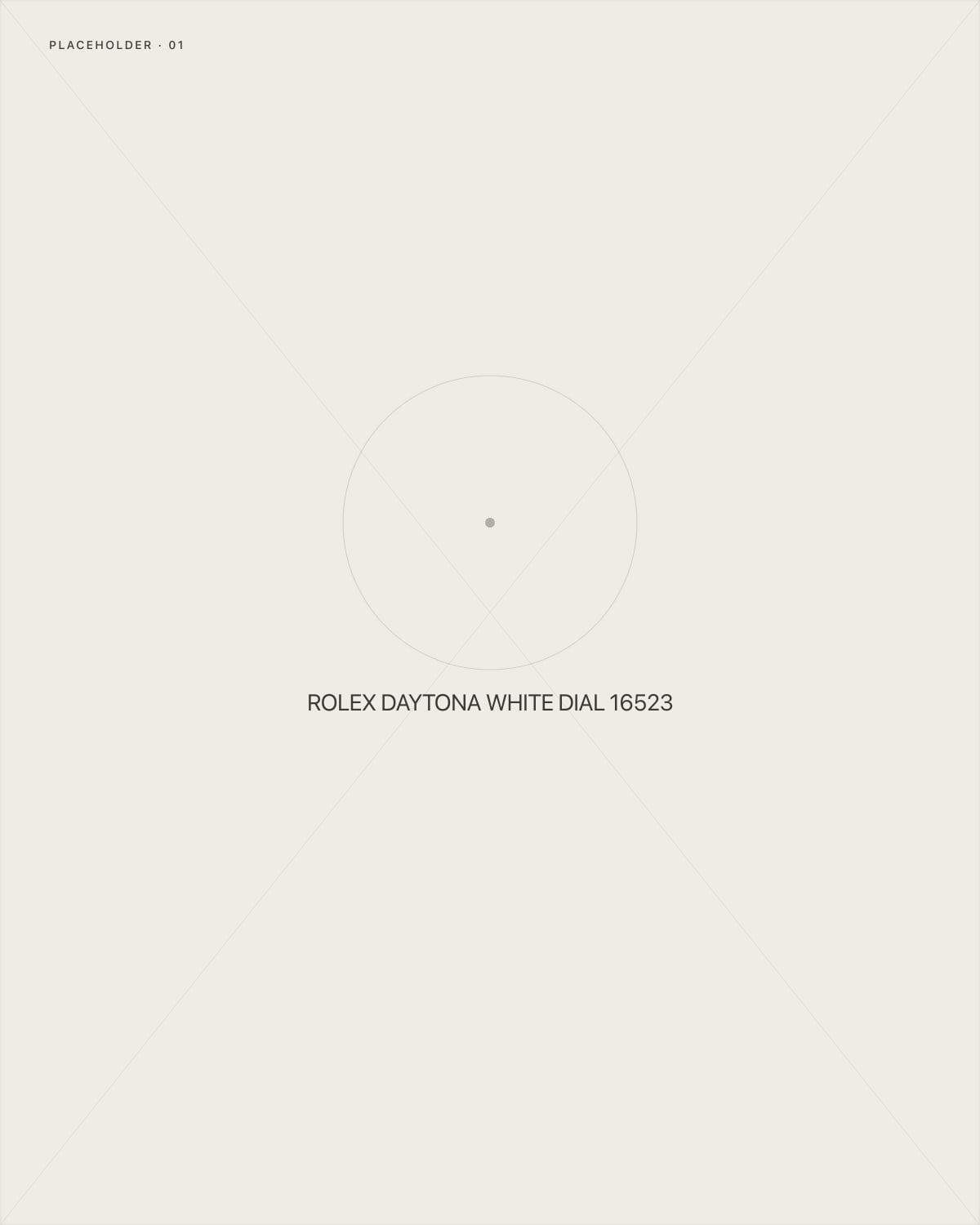 Rolex Daytona White Dial 16523