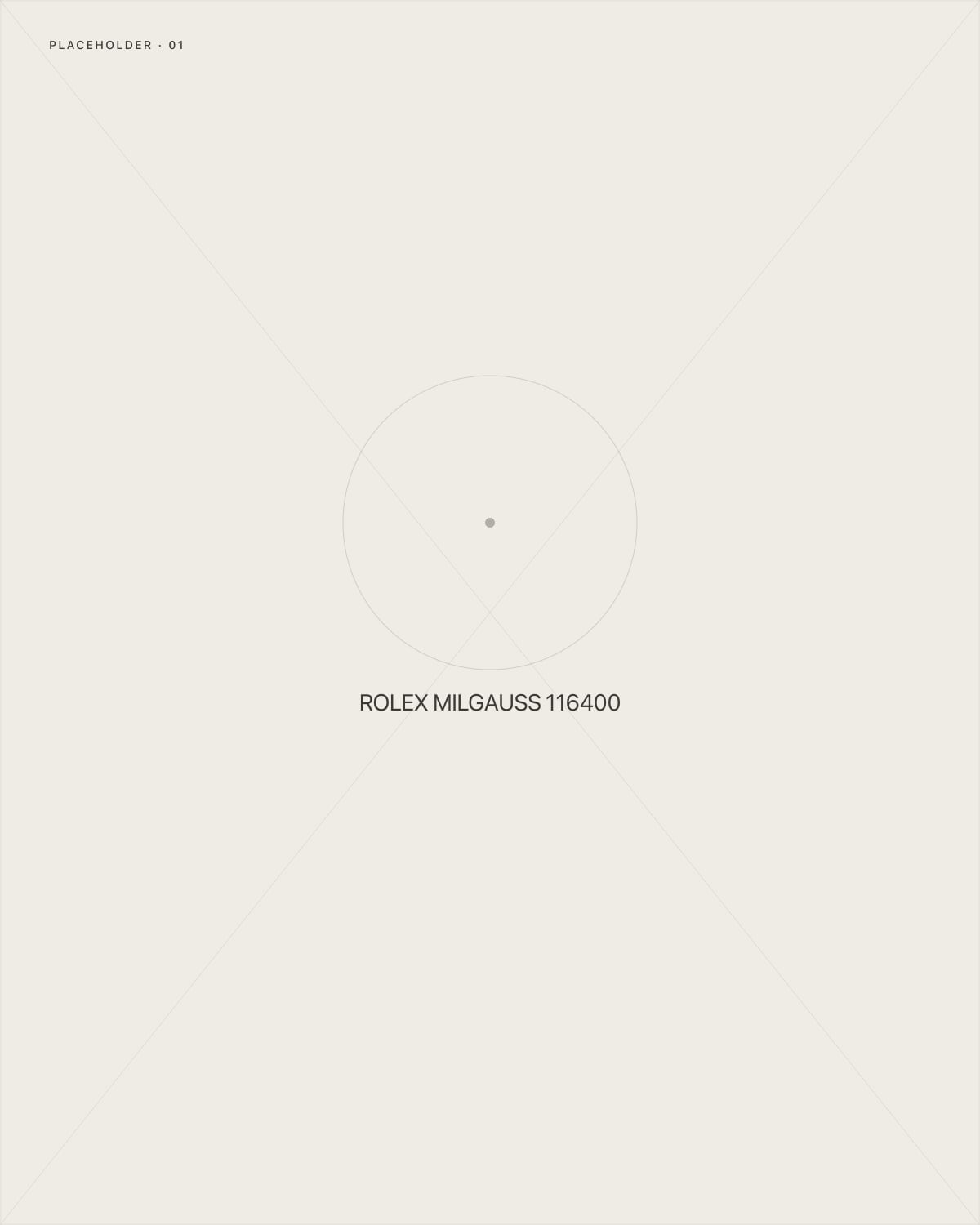 Rolex Milgauss 116400