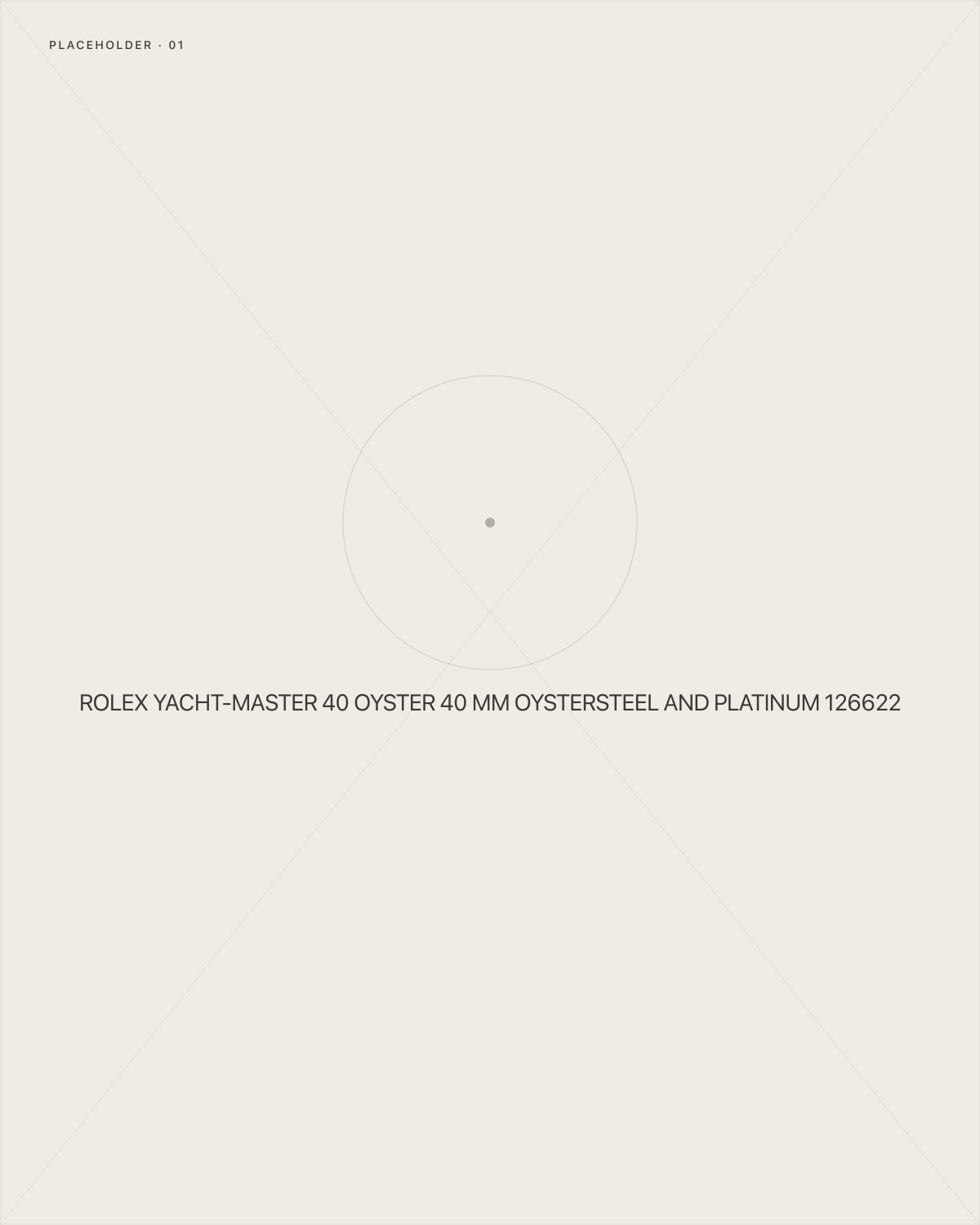 Rolex Yacht-Master 40 Oyster 40 mm Oystersteel and platinum 126622